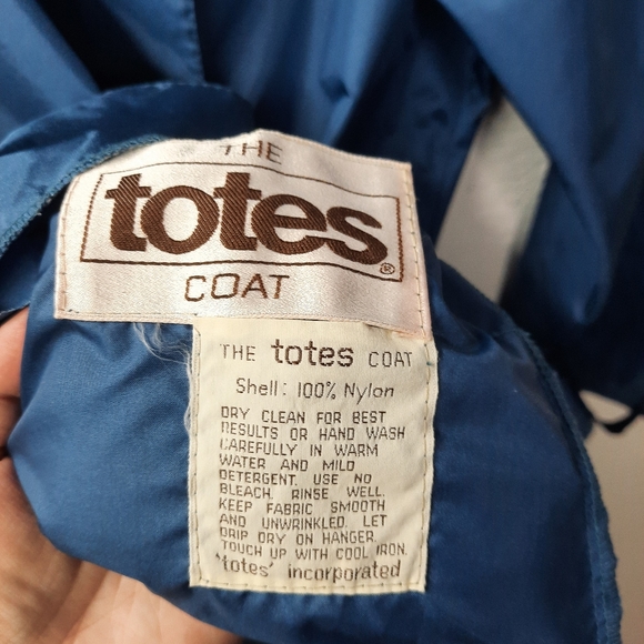Vintage The Totes Coat Raincoat Small / Medium - Picture 9 of 11